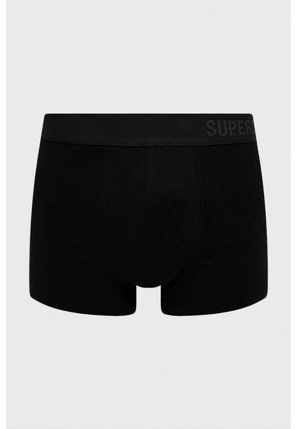 Superdry bokserki (2-pack) męskie kolor zielony. Kolor: zielony. Materiał: bawełna