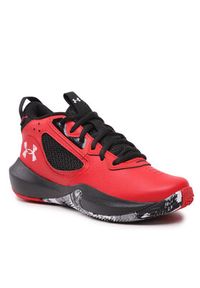 Under Armour Buty Ua Gs Lockdown 6 3025617-600 Czerwony. Kolor: czerwony. Materiał: skóra