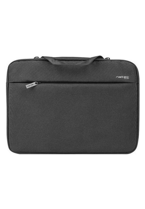 NATEC - Etui Natec Clam 14.1'' czarny. Kolor: czarny. Materiał: materiał. Wzór: gładki. Styl: biznesowy, klasyczny, elegancki, casual