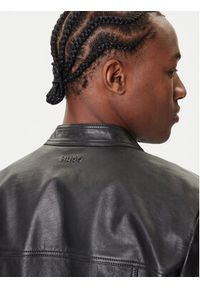 Hugo - HUGO Kurtka skórzana Lokis-3 50540984 Czarny Slim Fit. Kolor: czarny. Materiał: skóra #3