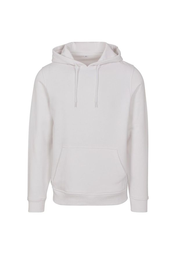 BUILD YOUR BRAND - Bluza Z Kapturem Dla Dorosłych Unisex. Typ kołnierza: kaptur. Kolor: biały