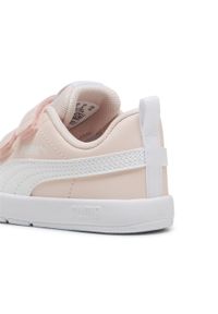 Puma - Sneakersy dla małych dzieci Courtflex V3 PUMA Island. Kolor: różowy, biały, wielokolorowy. Materiał: guma, syntetyk, tkanina, materiał. Sport: turystyka piesza