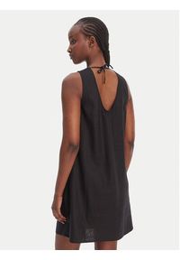 Seafolly Sukienka letnia Palermo 55508-DR Czarny Regular Fit. Kolor: czarny. Materiał: len. Sezon: lato #2