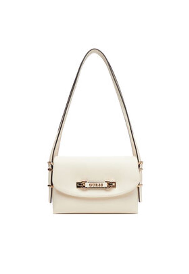 Guess Torebka Lefia HWBG96 44190 Écru. Kolor: kremowy. Materiał: skórzane