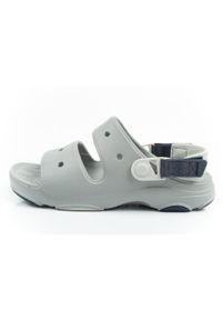 Sandały chodaki męskie Crocs Classic All Terain. Kolor: szary. Materiał: materiał. Sezon: lato