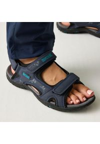 Regatta - Damskie lekkie sandały Haris. Kolor: niebieski, szary, wielokolorowy, fioletowy. Sport: turystyka piesza #1