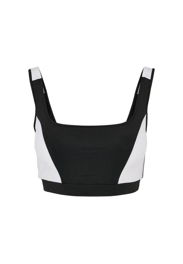 Biustonosz dla kobiet Urban Classics Color Block. Kolor: czarny, biały, wielokolorowy