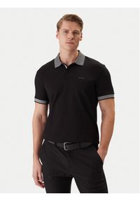 BOSS Polo 50554583 Czarny Regular Fit. Typ kołnierza: polo. Kolor: czarny. Materiał: bawełna #1