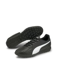 Buty piłkarskie Puma King Hero 21 TT (Astro Turf). Kolor: czarny, biały, wielokolorowy. Sport: piłka nożna