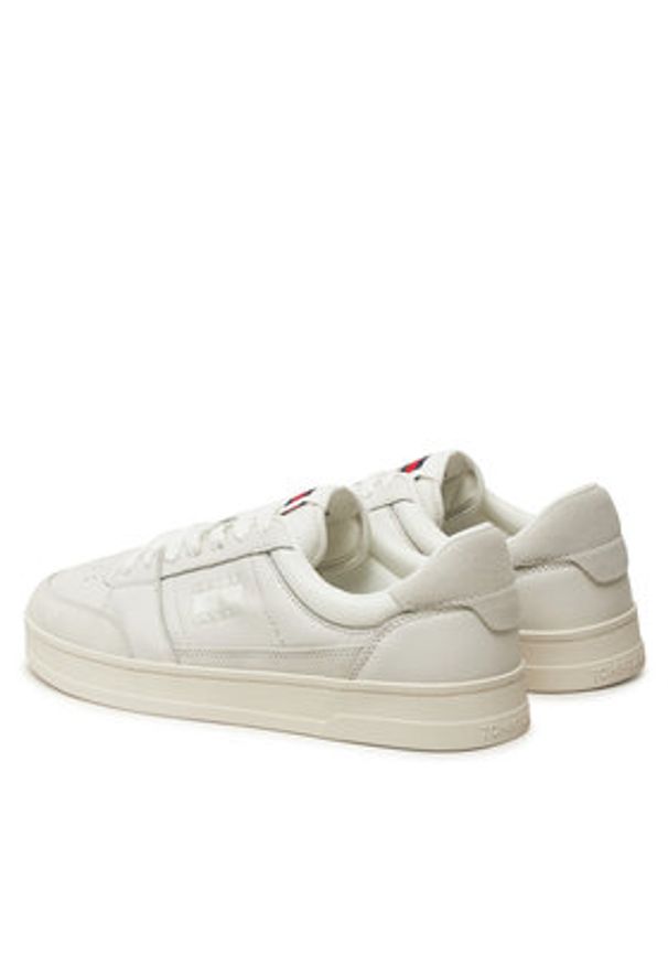 Tommy Jeans Sneakersy EM0EM01444 Biały. Kolor: biały. Materiał: skóra
