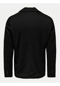 Only & Sons Marynarka Mark 22025851 Czarny Slim Fit. Kolor: czarny. Materiał: wiskoza, syntetyk