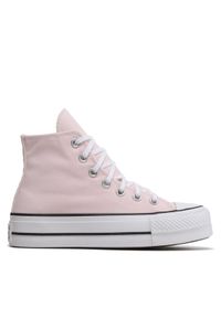 Converse Trampki Ctas Lift Hi A05135C Różowy. Kolor: różowy. Materiał: materiał