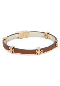 Tory Burch Bransoletka Eleanor Leather Bracelet 147235 Brązowy. Kolor: brązowy #2