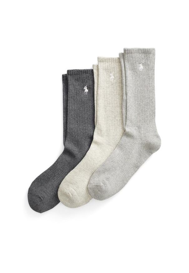 Polo Ralph Lauren Skarpety długie 449875584002 Szary. Kolor: szary. Materiał: bawełna