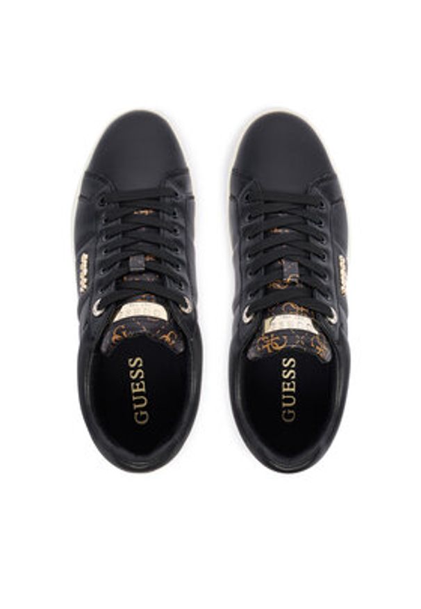 Guess Sneakersy FLFWLL PEL12 Czarny. Kolor: czarny. Materiał: skóra