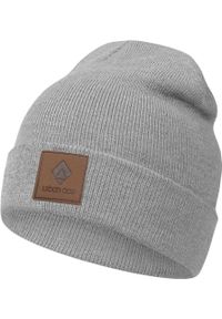 URBANARTT - Unisex Grey Mankiet Beanie - Warm & Stedelijk Design. Kolor: wielokolorowy. Materiał: akryl. Sezon: zima. Styl: elegancki