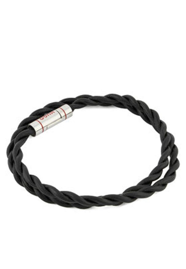 Hugo - HUGO Bransoletka 50552596 Czarny. Kolor: czarny