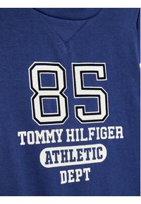 TOMMY HILFIGER - Tommy Hilfiger Pajac Collegiate KN0KN01552 Niebieski Regular Fit. Kolor: niebieski. Materiał: bawełna #3