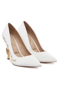 Aldo Szpilki Snowwhiteheel 14008287 Biały. Kolor: biały. Materiał: skóra. Obcas: na szpilce #6