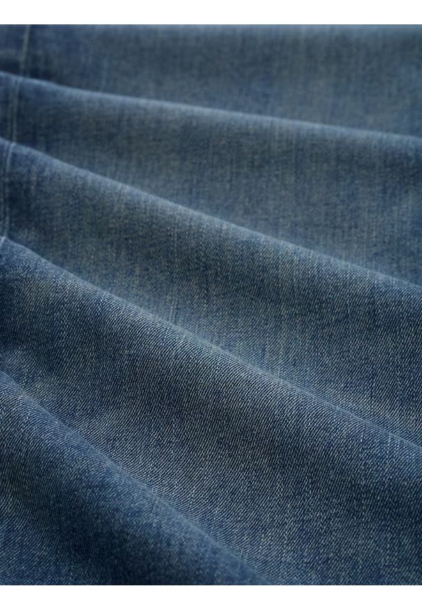 Tom Tailor - Męskie Spodnie Jeansowe Marvin Straigh Used Mid Stone Blue Denim Proste 1047981 10119