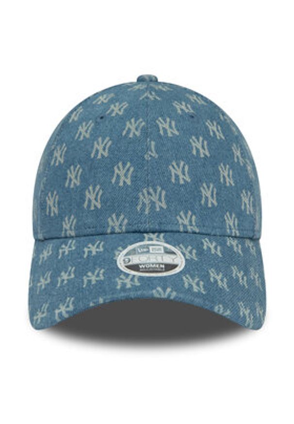 New Era Czapka z daszkiem Wmns Denim Mono 940 Nyy 60434988 Niebieski. Kolor: niebieski. Materiał: materiał