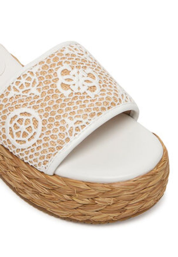 Guess Espadryle FLJBIA FAL04 Biały. Kolor: biały. Materiał: materiał