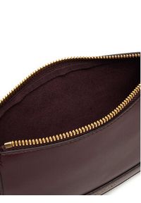 Calvin Klein Torebka Hardware Zip Crossbody LV04F1046G Bordowy. Kolor: czerwony. Materiał: skórzane #6