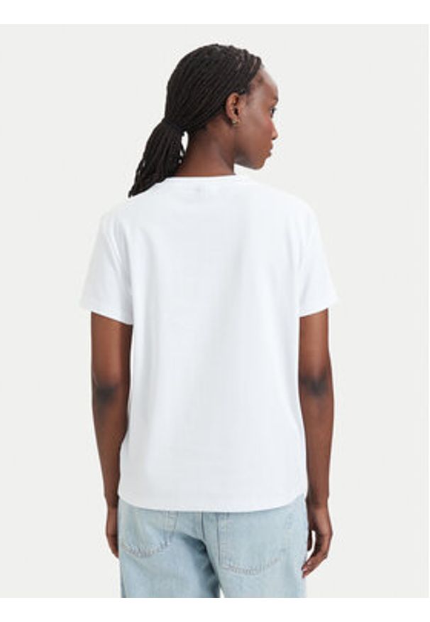 Guess T-Shirt V6YI04 K4268 Biały Regular Fit. Kolor: biały. Materiał: bawełna