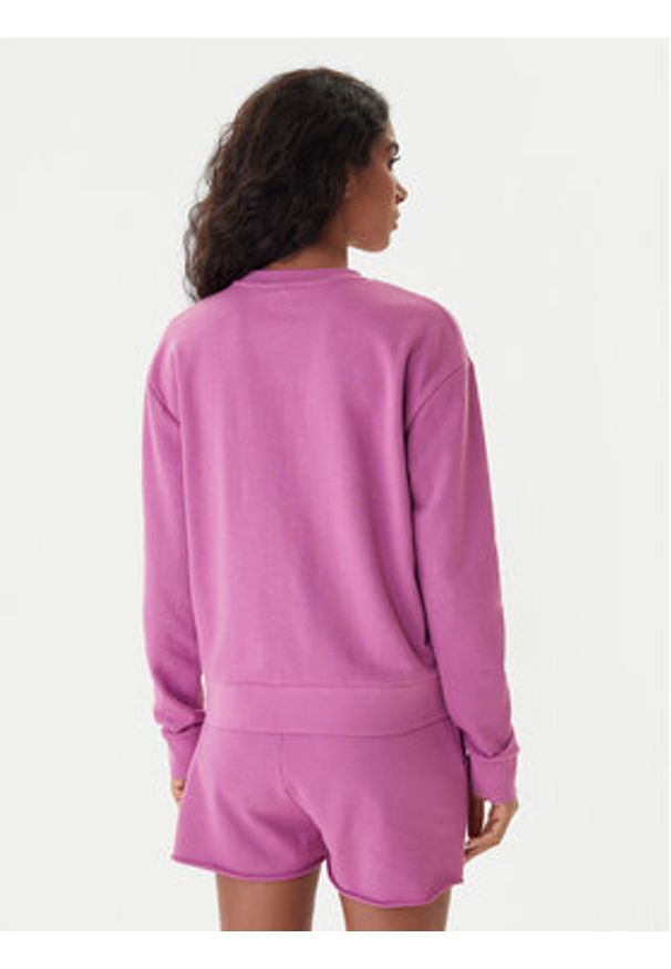 Kappa Bluza Logo Fekka 371M5EW Fioletowy Regular Fit. Kolor: fioletowy. Materiał: bawełna