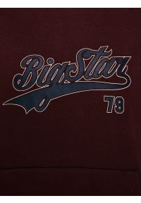 Big-Star - Bluza dziewczęca z kapturem z nadrukiem bordowa Rubilia 604. Typ kołnierza: kaptur. Kolor: czerwony. Materiał: dzianina. Wzór: nadruk. Styl: młodzieżowy, elegancki #4