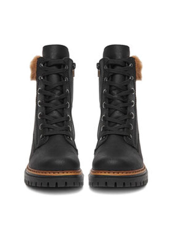 Rieker Trzewiki CEO-72630-00 Czarny. Kolor: czarny. Materiał: syntetyk, materiał