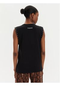 Pinko Bluzka Tara 103007 A1XD Czarny Regular Fit. Kolor: czarny. Materiał: bawełna #3