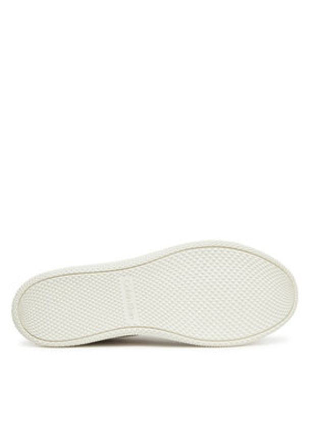 Calvin Klein Sneakersy Low Top Lace Up Cv Mix HM0HM01724 Beżowy. Kolor: beżowy. Materiał: materiał