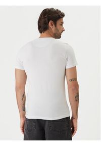 Guess T-Shirt U6GM03 K6YW1 Biały Slim Fit. Kolor: biały. Materiał: bawełna #9