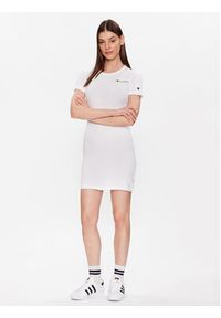 Champion Sukienka codzienna 114917 Biały Regular Fit. Okazja: na co dzień. Kolor: biały. Materiał: bawełna. Typ sukienki: proste. Styl: casual #5