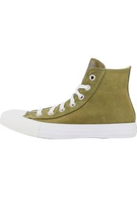 Tenisówki Converse Model Chuck Taylor All Star Hi Kolor Zielony. Kolor: zielony. Materiał: tkanina, skóra