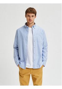 Selected Homme Koszula Rick 16077359 Błękitny Regular Fit. Kolor: niebieski. Materiał: bawełna #3