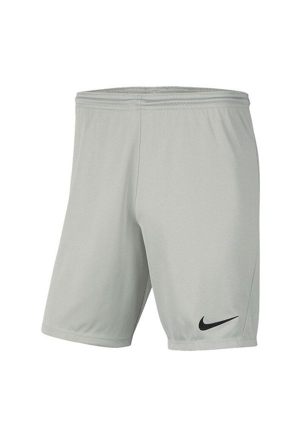 Spodenki Piłkarskie Męskie Nike Dry Park III. Kolor: szary. Sport: piłka nożna