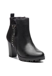 Jenny Fairy Botki WS16002-6 Czarny. Kolor: czarny. Materiał: skóra #1