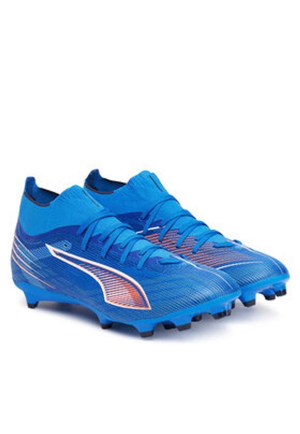 Puma Buty do piłki nożnej Ultra 6 Match+ Fg/Ag 108524 01 Niebieski. Kolor: niebieski. Materiał: materiał