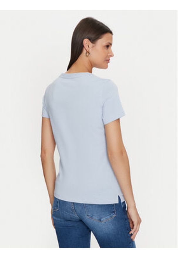 Guess T-Shirt Icon W4YI32 I3Z14 Niebieski Regular Fit. Kolor: niebieski. Materiał: bawełna