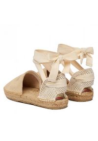 Love Moschino - LOVE MOSCHINO Espadryle JA10562G0OIG5104 Beżowy. Kolor: beżowy. Materiał: zamsz, skóra #5