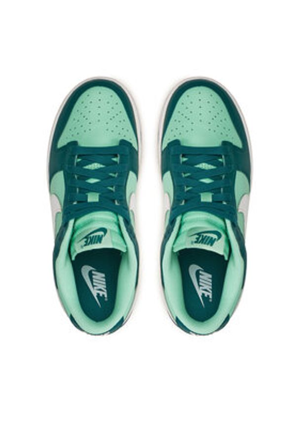 Nike Sneakersy Dunk Low DD1503 301 Zielony. Kolor: zielony. Materiał: skóra