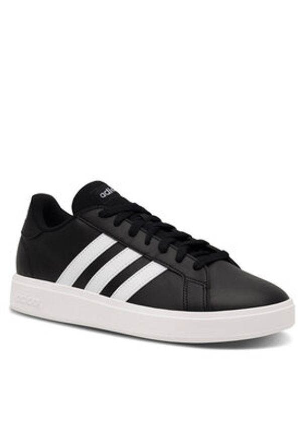 Adidas - adidas Sneakersy GRAND COURT BASE 2.0 GW9251 Czarny. Kolor: czarny. Materiał: materiał