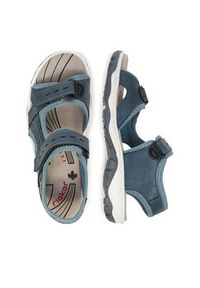 Rieker Sandały CEO-68866-12 Niebieski. Kolor: niebieski. Materiał: materiał #7