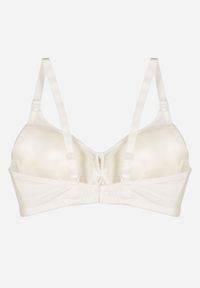 Renee - Jasnobeżowy Koronkowy Biustonosz Ozdobiony Przezroczystą Wstawką Acalinai. Kolor: beżowy. Materiał: koronka. Rodzaj stanika: przezroczysty. Wzór: aplikacja #6