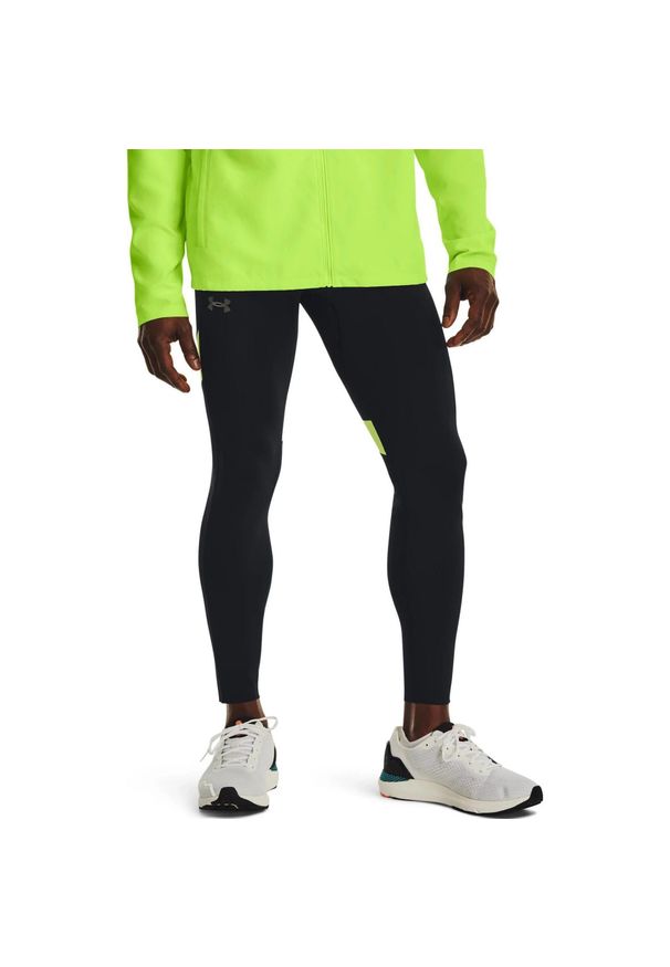 Under Armour - Spodnie sportowe Ua Speedpocket Tight - czarny. Kolor: zielony, wielokolorowy, czarny. Materiał: tkanina
