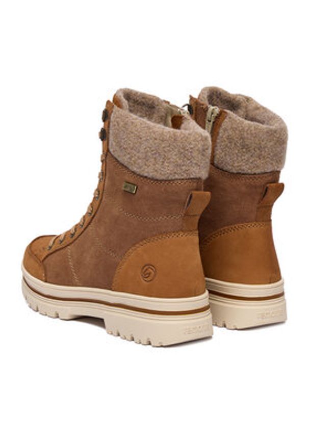 Remonte Trzewiki CEO-D2U70-20 Brązowy. Kolor: brązowy. Materiał: nubuk, skóra