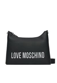 Love Moschino - LOVE MOSCHINO Torebka JC4025PP1MKD000B Czarny. Kolor: czarny. Materiał: skórzane