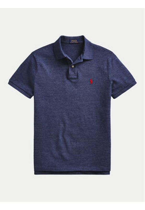 Polo Ralph Lauren Polo 710666998005 Niebieski Regular Fit. Typ kołnierza: polo. Kolor: niebieski. Materiał: bawełna